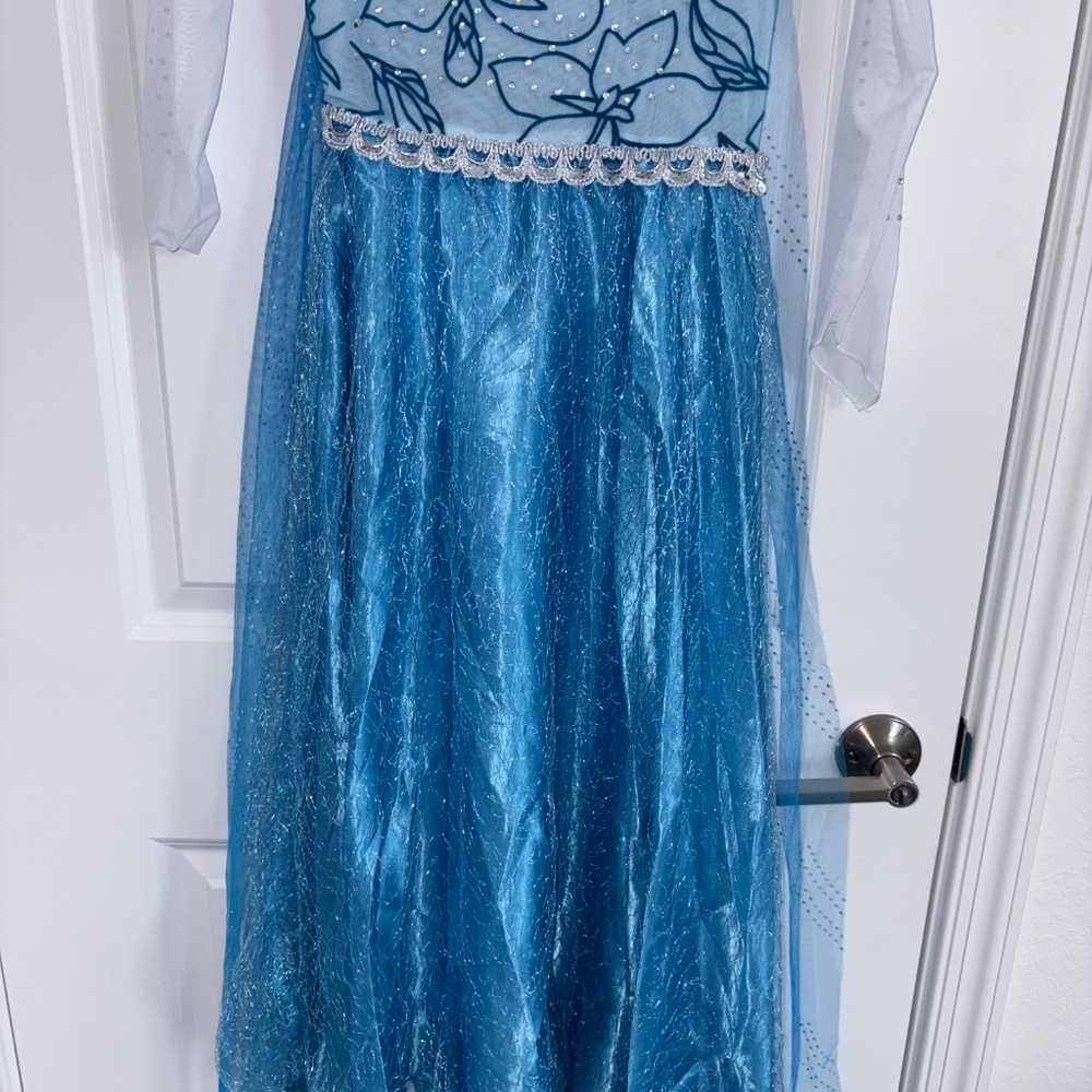 Frozen Halloween Costumes for Girls Dresses with accessories Size 130 (6-7) - Picture 8 of 16